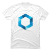 blue hexagon shirt